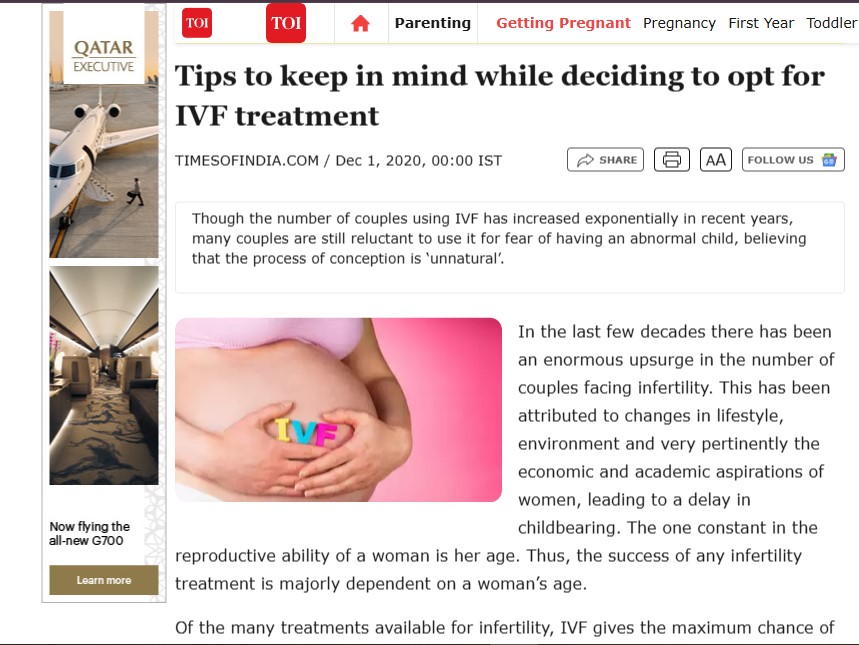 Tips to keep in mind while deciding to opt for IVF treatment - E Times